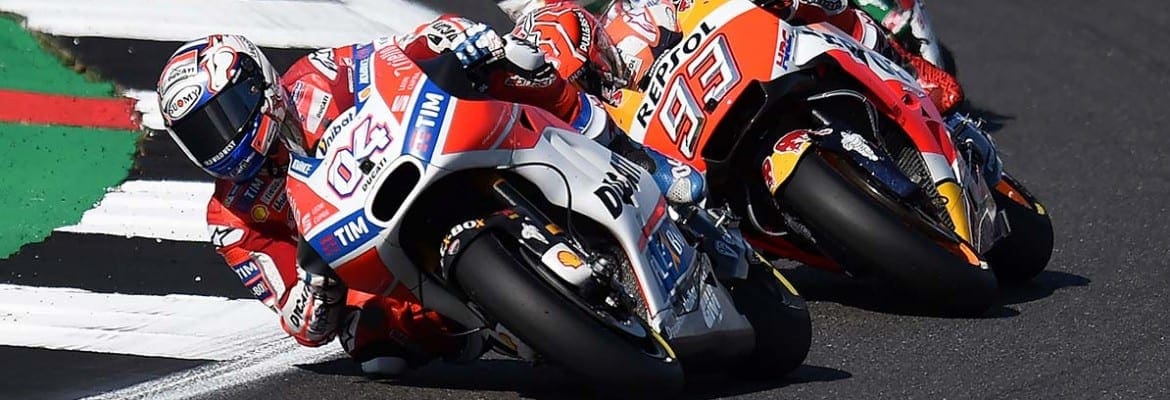 Dovizioso vence em Silverstone e é o novo líder da MotoGP; Marquez abandonou