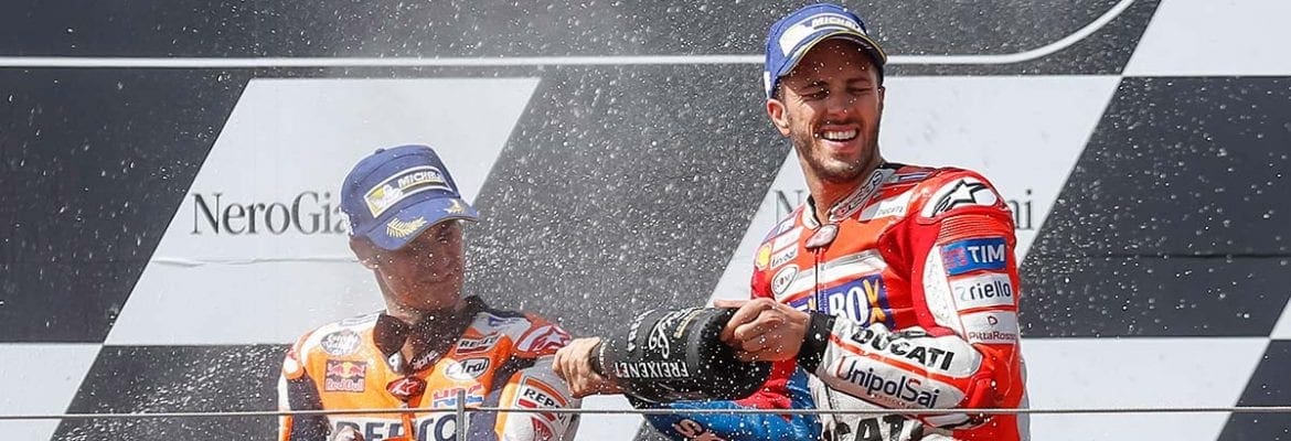Dovizioso supera Marquez e vence batalha na Áustria