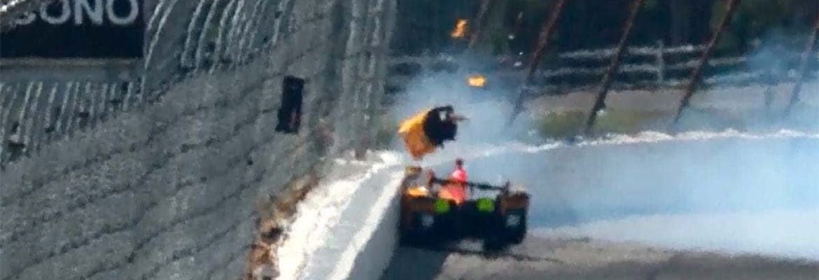 Depois de forte acidente, Hunter-Reay é dúvida para corrida