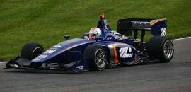 Matheus Leist brilha em estreia em Watkins Glen, lidera treino e termina dia em 3º na Indy Lights