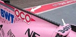 Force India revela 'micro-asas' na barbatana de tubarão