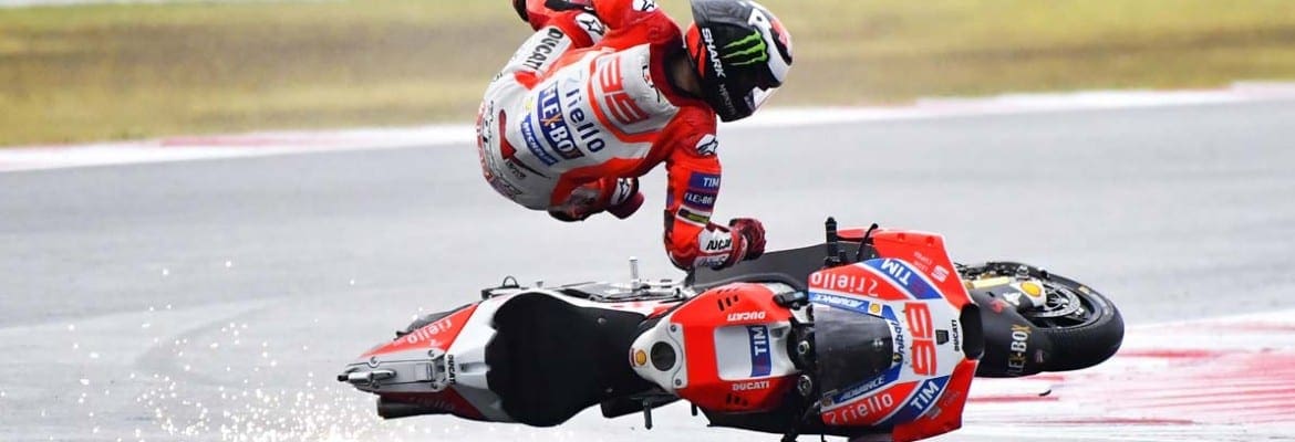 Queda tirou vitória de Lorenzo no GP de San Marino