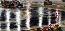 Acidente Largada - GP Cingapura 2017