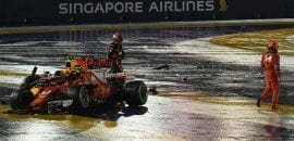 Acidente Largada - GP Cingapura 2017