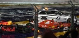 Acidente Largada - GP Cingapura 2017