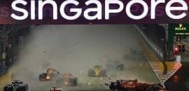 Acidente Largada - GP Cingapura 2017