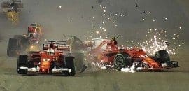 Acidente Largada - GP Cingapura 2017