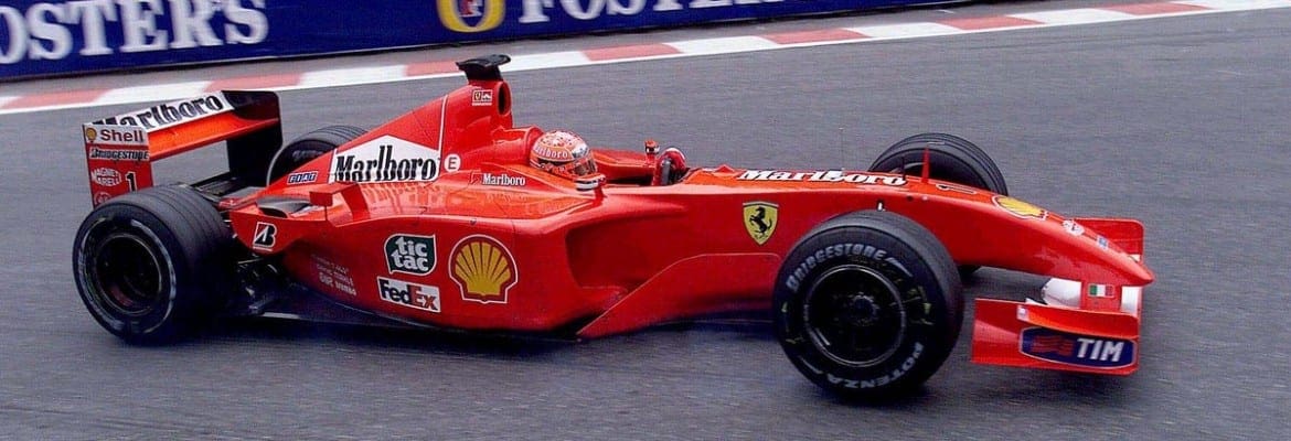 F1: Ferrari F2001 de Schumacher é leiloada por R$ 103 milhões