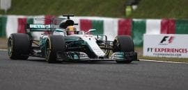 Hamilton domina classificação e larga na frente em Suzuka