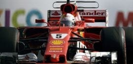 Vettel supera Verstappen e Hamilton e crava a pole position no México