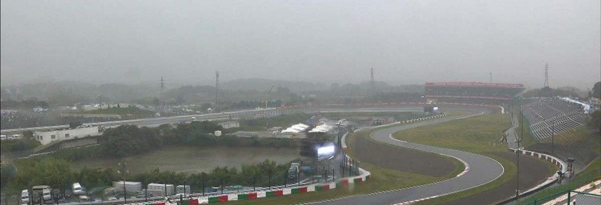 GP do Japão: FIA adia segundo treino indefinidamente devido à forte chuva