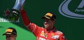 Vettel define o dia como perfeito, após bater Mercedes