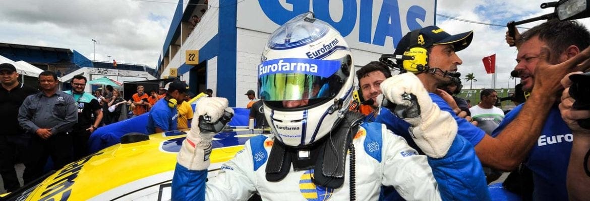 Daniel Serra larga na pole da Goiânia 500