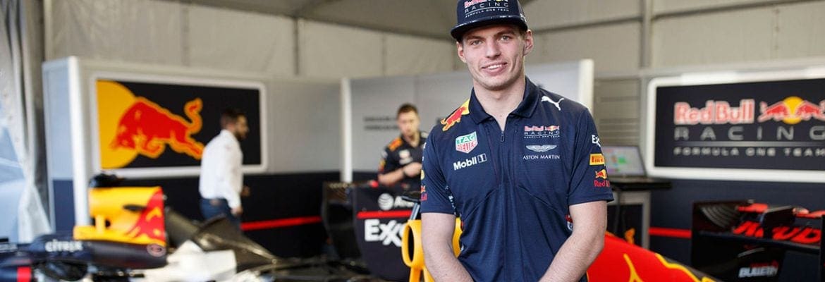 Max Verstappen faz demonstração durante evento em Las Vegas