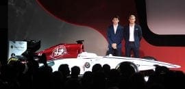 Charles Leclerc e Marcus Ericsson (Sauber) - Apresentação Alfa Romeo