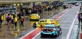 Com pista molhada, Max Wilson novamente lidera o TL2; Serra na P8 e Camilo na P10