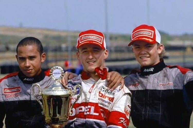Hamilton, Kubica e Rosberg