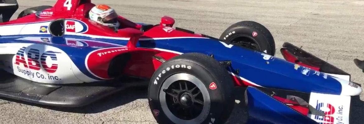 Matheus Leist impressiona em primeiro teste com AJ Foyt e destaca velocidade do Indy