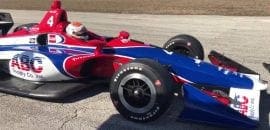 Matheus Leist impressiona em primeiro teste com AJ Foyt e destaca velocidade do Indy