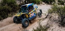 Dakar: Na liderança dos UTVs, brasileiros cumprem dia longo