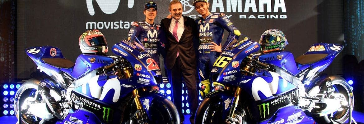 Com Rossi e Vinales, Yamaha apresenta sua moto para a temporada 2018 da MotoGP