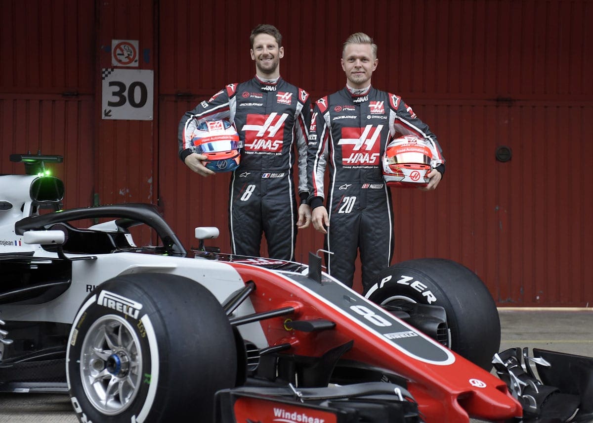 Guia F1 2018: Haas vai brigar para estar no pelotão intermediário Kevin Magnussen E Romain Grosjean - Haas - Barcelona