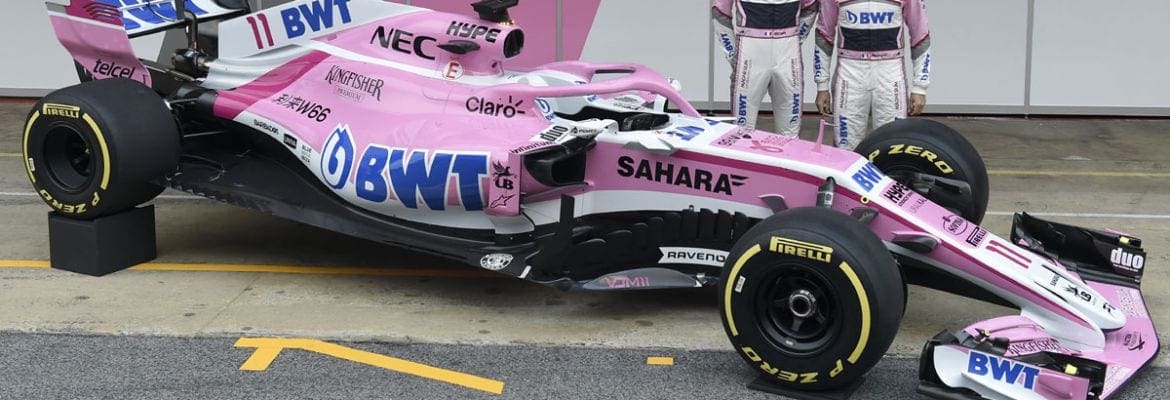 No início dos testes em Barcelona, Force India apresenta o VJM11 para a temporada 2018 da F1