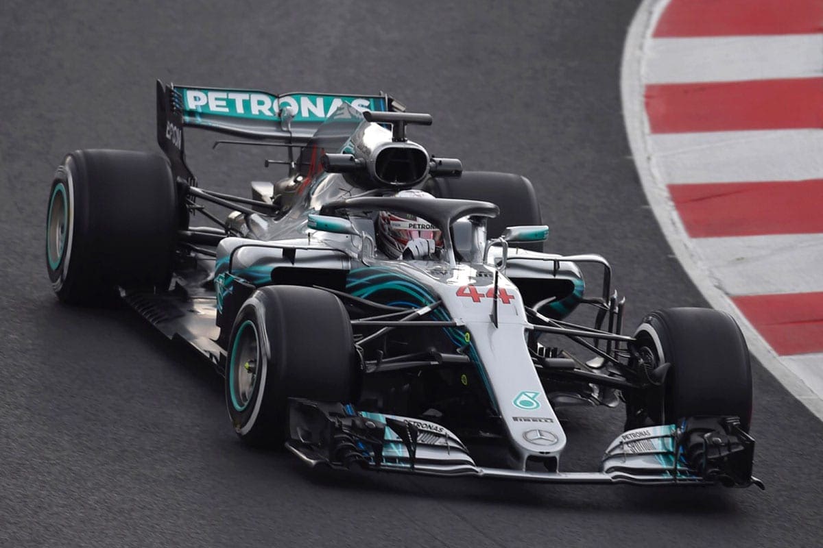 Lewis Hamilton - Mercedes - Barcelona