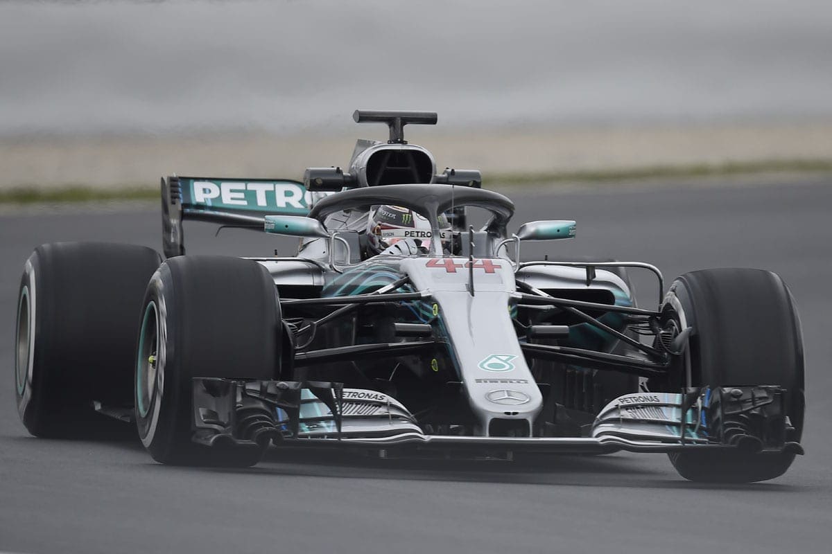 Lewis Hamilton - Mercedes - Barcelona