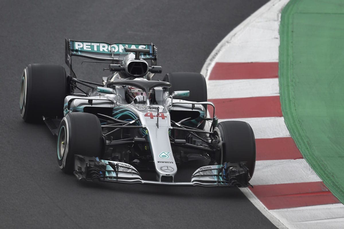 Lewis Hamilton - Mercedes - Barcelona