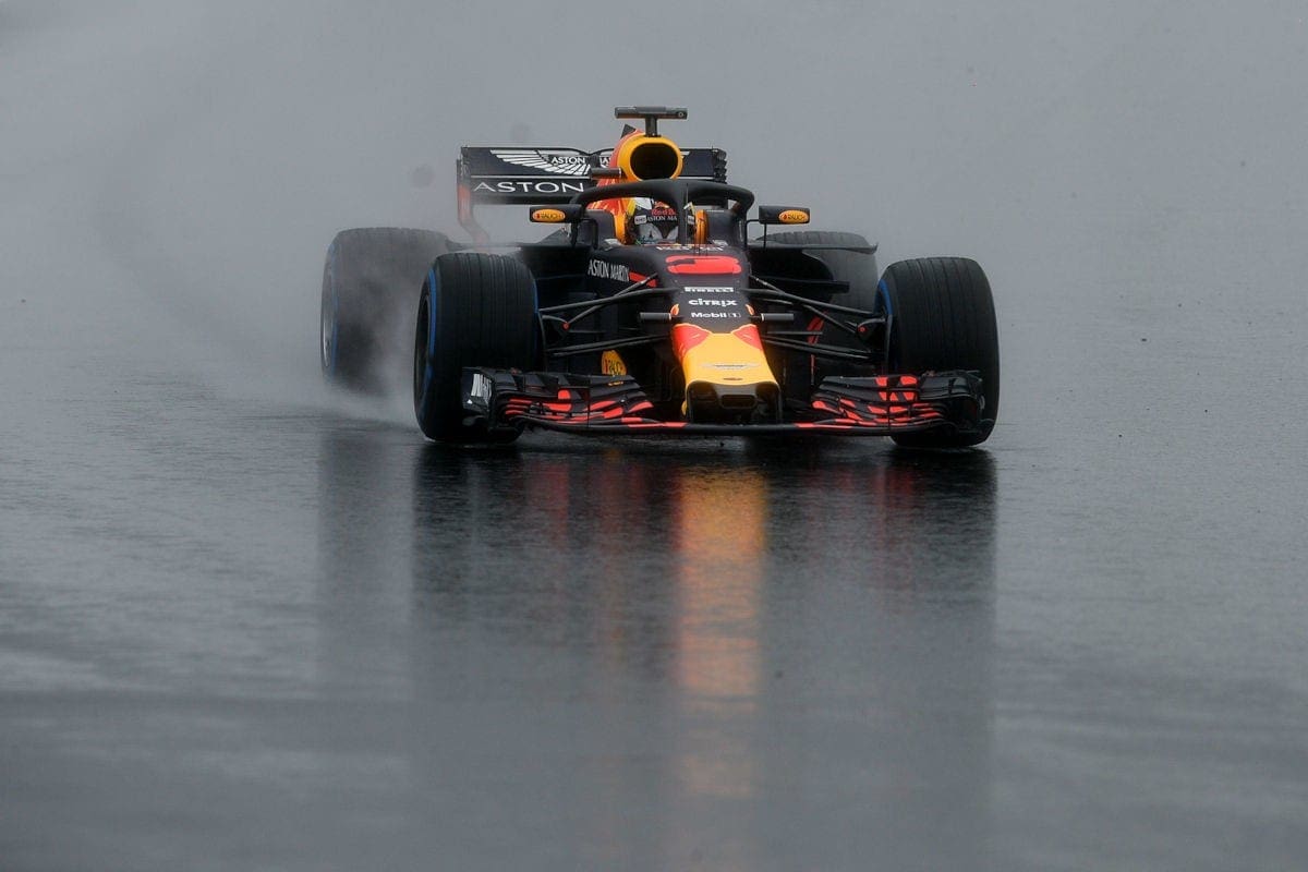 GALERIA: Veja as imagens "congelantes" do terceiro dia de testes da F1 em Barcelona Daniel Ricciardo (Red Bull) - F1 Barcelona