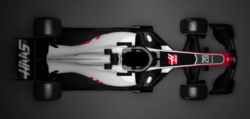 GALERIA: Imagens do novo carro da Haas para a temporada 2018 da F1 Haas - VF18- 2018