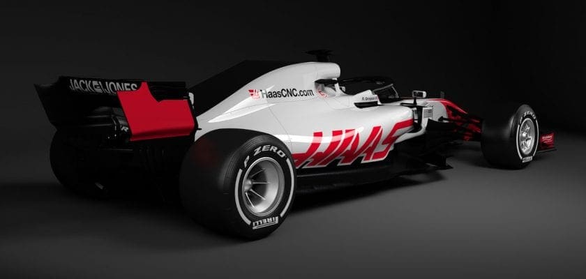 GALERIA: Imagens do novo carro da Haas para a temporada 2018 da F1 Haas - VF18- 2018