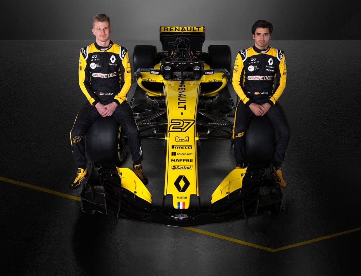 GALERIA: Renault revela o "preto e amarelo" do seu R.S. 18 para temporada 2018 da F1 Renault R.S 18 - F1 2018