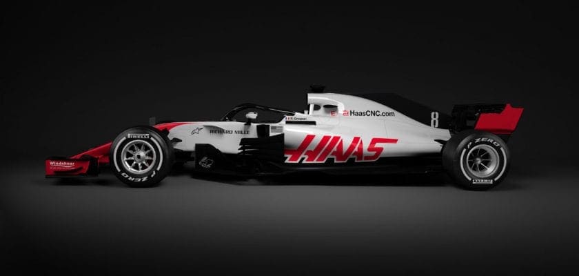 GALERIA: Imagens do novo carro da Haas para a temporada 2018 da F1 Haas - VF18- 2018