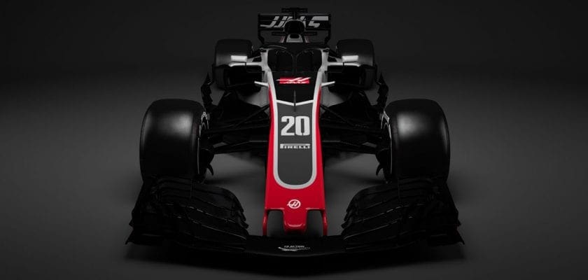 GALERIA: Imagens do novo carro da Haas para a temporada 2018 da F1 Haas - VF18- 2018