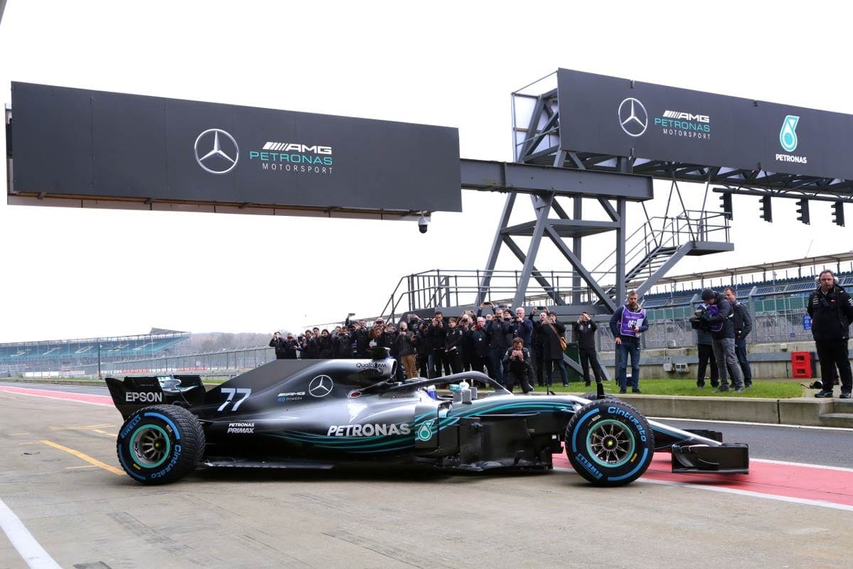 GALERIA: A nova Mercedes W09 para a temporada 2018 da F1 Mercedes W09 - Silverstone