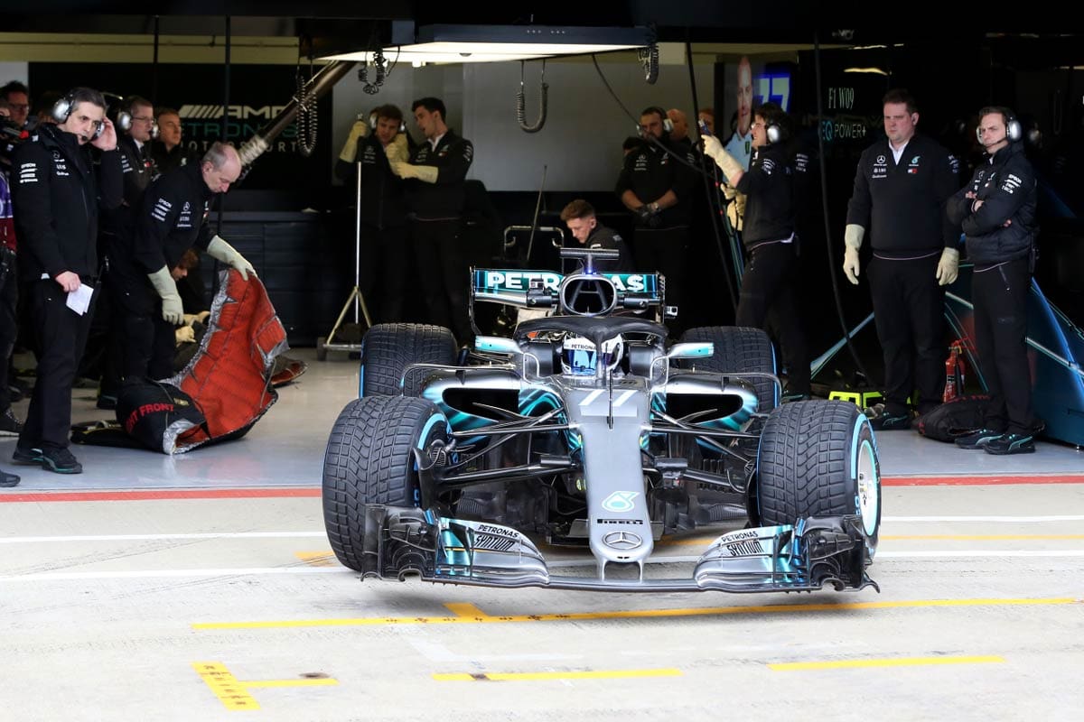 GALERIA: A nova Mercedes W09 para a temporada 2018 da F1 Mercedes W09 - Silverstone