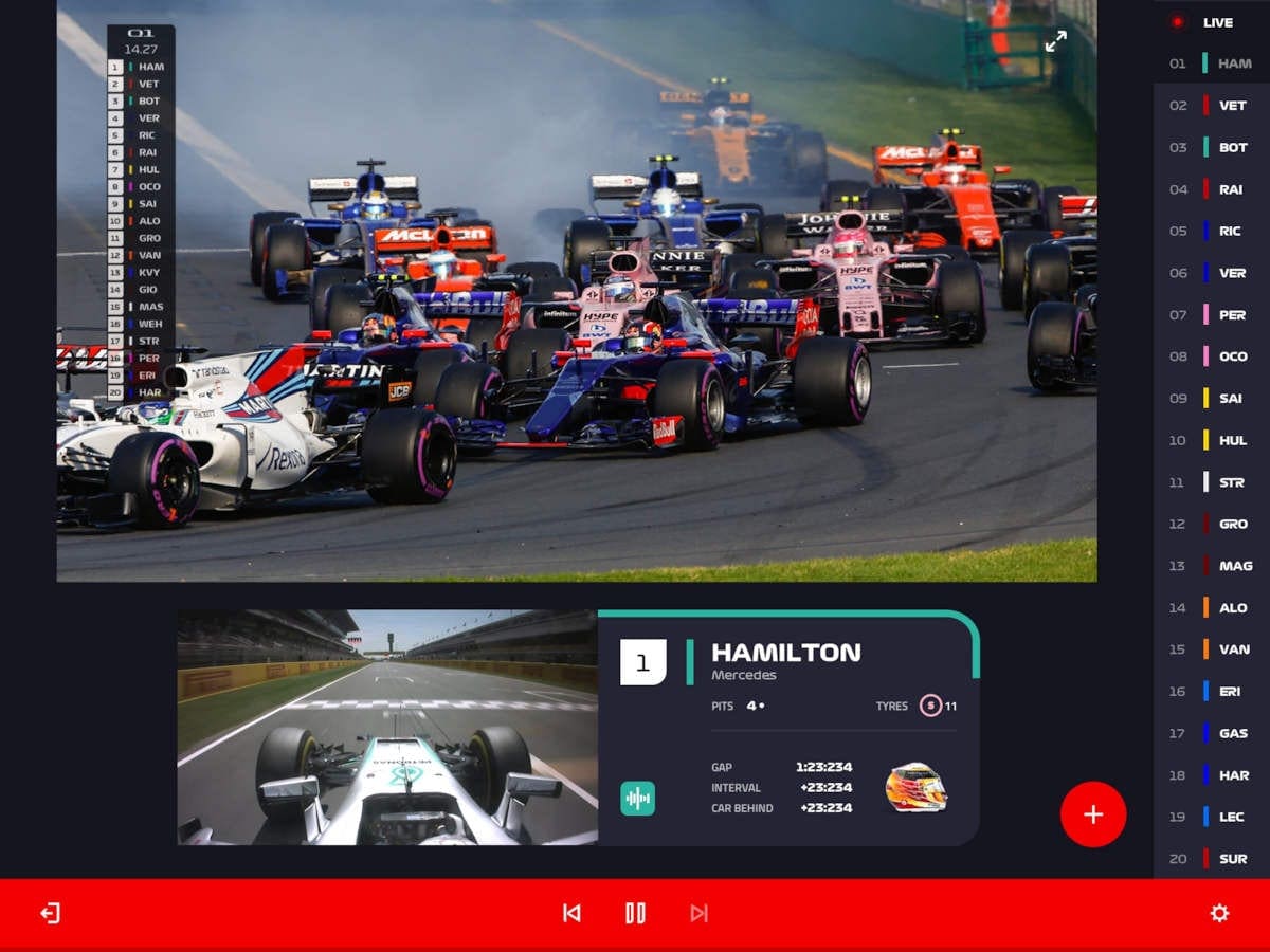 "F1 TV" estará disponível em vários países; Brasil fica de fora F1 TV
