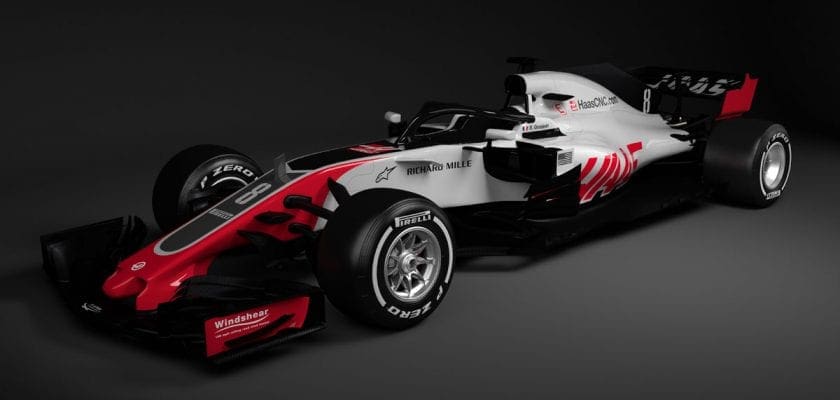 GALERIA: Imagens do novo carro da Haas para a temporada 2018 da F1 Haas - VF18- 2018