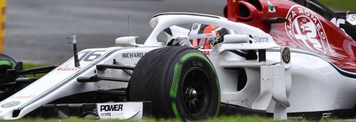 Alfa Romeo Sauber na penúltima fila com Ericsson e Leclerc