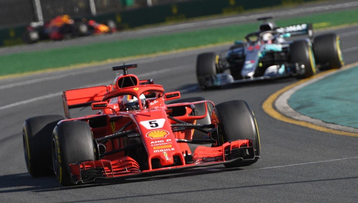 Sebastian Vettel e Lewis Hamilton - GP da Austrália de F1