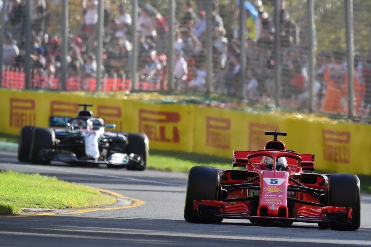 Sebastian Vettel e Lewis Hamilton - GP da Austrália de F1
