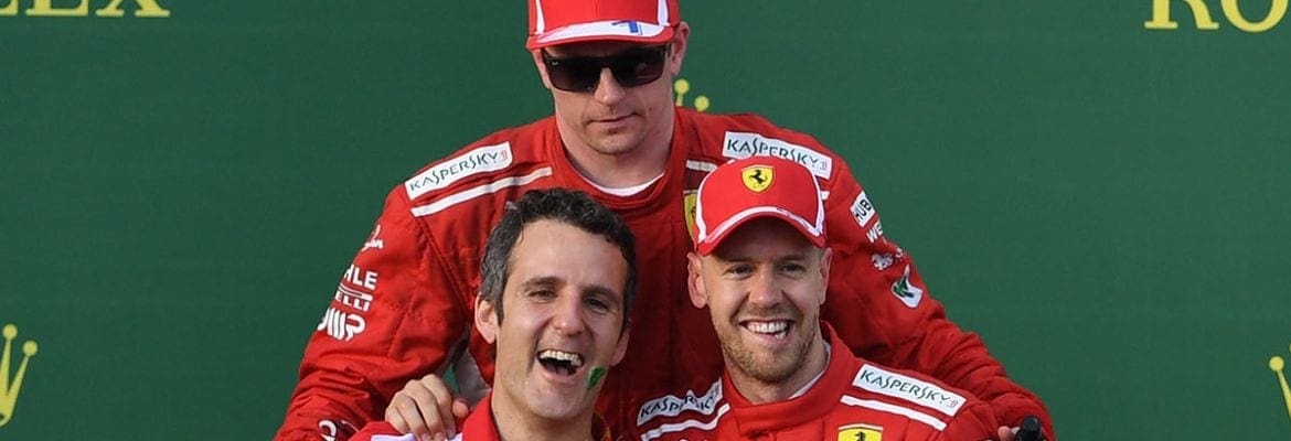 Raikkonen em terceiro: “Foi Sebastian que teve sorte e a nossa equipe”