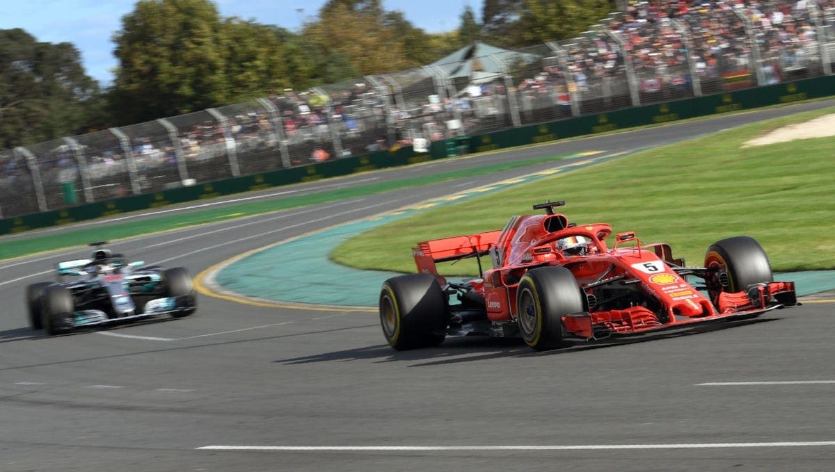 Sebastian Vettel e Lewis Hamilton - GP da Austrália de F1