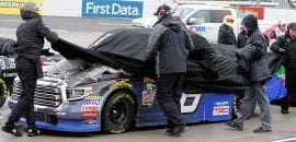 NASCAR Truck Series terá corrida finalizada no domingo devido à forte chuva