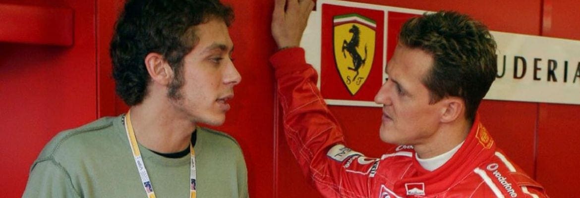 Valentino Rossi quer evitar retorno às pistas como fez Schumacher
