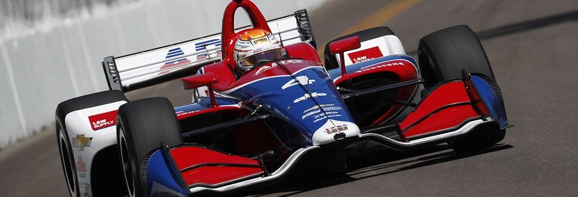 Matheus Leist estreia na Indy sendo o mais rápido no 1º treino livre em São Petersburgo