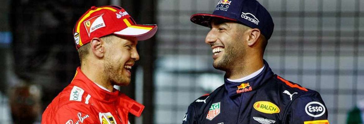 Vettel aberto em acolher Ricciardo como colega de equipe novamente
