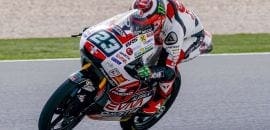 Antonelli larga na pole da Moto3 neste domingo em Losail